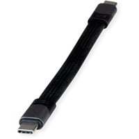 Roline USB4 Gen3x2 Kabel Emark, Flach, C-C, ST/ST, 40Gbit/s,