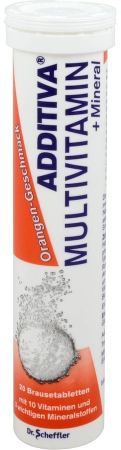 Dr. Scheffler ADDITIVA Multivit.+Mineral Orange R Brausetabl. Vitamine