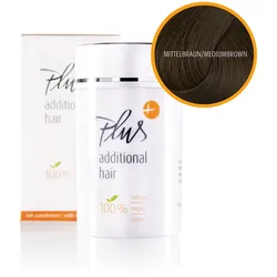 Plus additional Hair mittelbraun Haar Auffüller Schütthaar Streuhaar volles Haar
