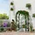 Outsunny Rosenbank 115 x 203 x 59 cm Schwarz