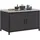 vidaXL Küchenaufbewahrung Regal 60 x 50 x 92 cm Schwarz