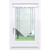 Lysel Scheibengardine von Lysel - Tilly " (Bx H) 60cm * 90cm" Grau/Grau