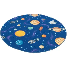 Snapstyle Kinder Spiel Teppich Weltall Rund