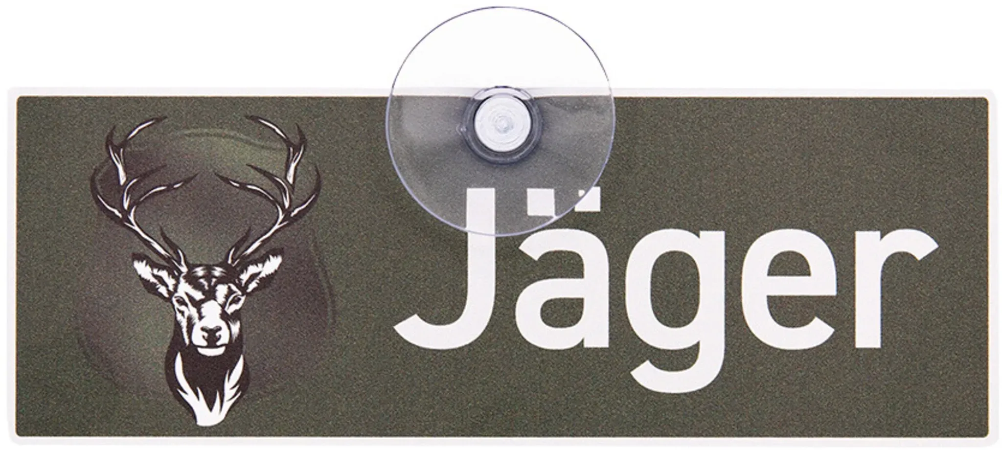 Wilde Hilde Original Autoschild Jäger, grün