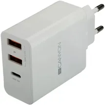 Canyon Power Adapter H-08 PD 30W, USB-C, USB-A, weiß