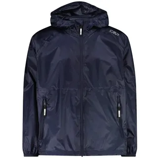 CMP Jungen Regenjacke KID JACKET RAIN FIX HOOD 35X7364-N950 164 - Black Blue - 164