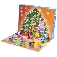 Littlest Pet Shop - Adventskalender der Pet Shop - 8 Pet Shop und 16 Zubehörteile - 24-Tage-Weihnachtskalender - Mini-Tierfiguren zum Sammeln - Spielzeug für Kinder ab 4 Jahren - BF00758
