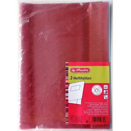 Herlitz Heftumschläge A4 mehrfarbig 3 St.