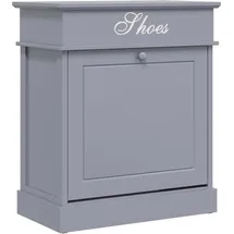 vidaXL Schuhschrank 50 x 28 x 58 cm grau / grau