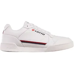 Sneaker, - besonders vielseitig zu kombinieren, Gr. 47, WHITE-RED, , 18438456-47