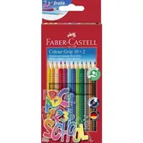 Faber-Castell Dreikant-Buntstifte Colour Grip Promotionetui 10+2