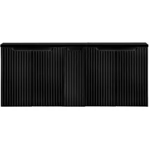 [en.casa] Waschbeckenunterschrank Skelbolu mit 5 Türen 140x60x40cm Schwarz [en.casa]