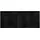 [en.casa] Waschbeckenunterschrank Skelbolu mit 5 Türen 140x60x40cm Schwarz [en.casa]