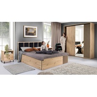 Stylefy Schlafzimmer-Set Callas Eiche Artisan Dekor, (Set (3-St), Komplett Schlafzimmer), Design