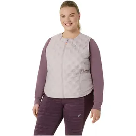 Asics Nagino Padded Gilet Damen Weste, rosa - XL