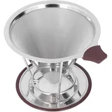 Wiederverwendbarer Kaffeefilter Aus Edelstahl Und Silikon Mit Halter Für 1 Bis 6 Tassen