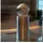 Köhko Kugelbrunnen Ø25cm mit LED auf zylindrischen Edelstahl Eimer H60cm