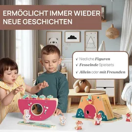 Chicco My Wood Friendy Der Hasenhügel bunt
