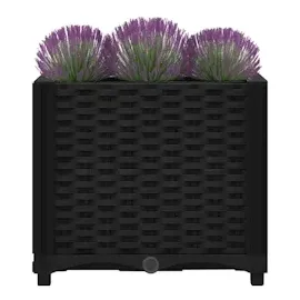 vidaXL Hochbeet 40 x 40 x 14,9 cm Schwarz