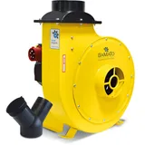 BAMATO Radialventilator Absauganlage AB-300 | inkl. Y-Adapter| 400V Elektromotor | 1500W Motorleistung | 2530m3/h Absaugleistung | Absauganlge Späneabsaugung
