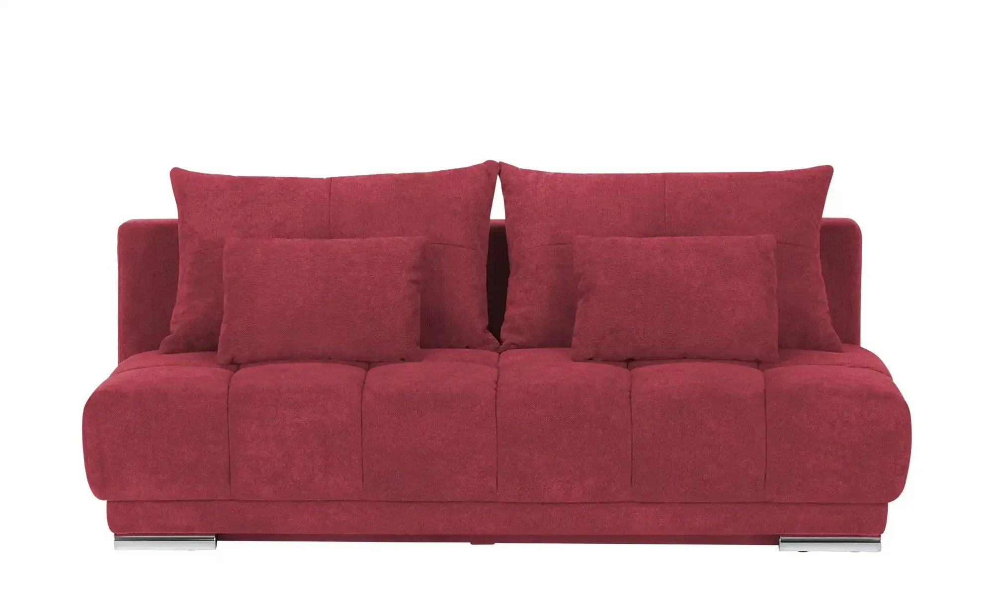 bobb Einzelsofa  Isalie de Luxe ¦ rot ¦ Maße (cm): B: 206 H: 92 T: 105.0