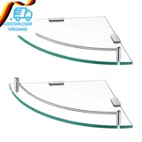 KES Eckregal Glas Duschablage Glasregal Duschregal Glasregal Glasablage Für Bade