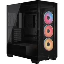 Corsair 3500X LX-R RGB iCUE LINK schwarz | PC-Gehäuse
