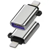 MicroConnect Lightning auf USB-A Adapter Mehrfarbig