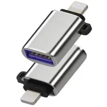 MicroConnect Lightning auf USB-A Adapter Mehrfarbig