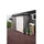 Palmako Leif Gerätehaus 234 x 95 cm Hellgrau Lackiert