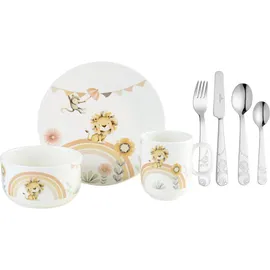 Villeroy & Boch Kindergeschirr-Set Roar like a lion" Baby-Geschirr mit Besteck 7 El.