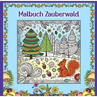 Nova Md Mandala Malbuch für Kinder ab 8 Jahren und Erwachsene - Zauberwald Ausmalbuch mit süßen Waldtieren wie Fuchs + Igel + Hase + Eichhörnchen und Eulen