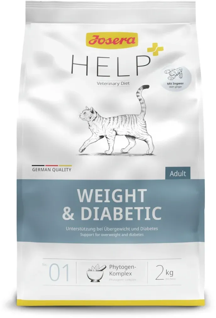 Josera Weight und Diabetic Katzenspezialfutter 2 Kilogramm