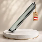 Lampenlux LED Unterbauleuchte Ajax Led Küchenunterbauleuchte Schwenkbar hochwertige Küchenleuchte 230V Silber Aluminium Aufbauleuchte Schrankleuchte Lichtfarbe einstellbar (Länge 600mm)