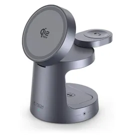 TECH-PROTECT Wireless charger QI2.2-25W-A48 3in1 magnetic - navy blue
