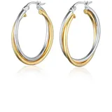 Elli Ohrringe 925 Sterling Silber in Zweifarbig | Gr.: onesize