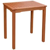 deluke Gartentisch 70 x 50 x 75 cm Braun