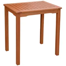 deluke Gartentisch 70 x 50 x 75 cm Braun