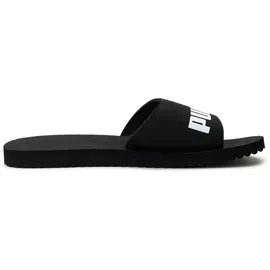 Puma Purecat Badelatschen black/white 40.5
