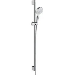 Hansgrohe Crometta Zwei Strahlen Duschset Vario Weiß/Chrom