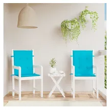 vidaXL Niedriglehner Auflage 2 St. 100 x 50 x 5 cm türkis