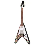 Epiphone Jimi Hendrix "Love Drops" Flying V Ebony
