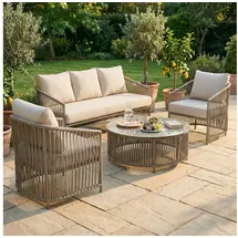 Idimex KULO Loungeset beige/braun