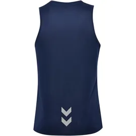 hummel Hmlrun Singlet S/L Herren Black Iris S