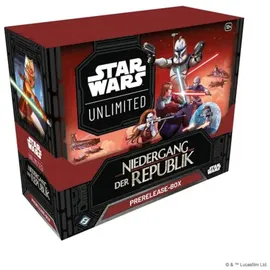Fantasy Flight Games Star Wars: Unlimited Niedergang der Republik Prerelease Box