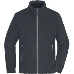 Sherpa Jacke - Farbe grau - Größe 4XL