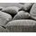 DeLife Ecksofa Clovis Hellgrau Strukturstoff Ottomane Links Modulsofa - Grau/Hellgrau