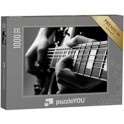 puzzleYOU Puzzle Das Spiel mit einer Gitarre, 1000 Puzzleteile, puzzleYOU-Kollektionen Musik, Menschen