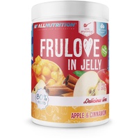ALLNUTRITION Frulove In Jelly Apple & Cinnamon - Zuckerfreie Marmelade - Marmelade ohne Zucker - 80% Jelly Fruit Kalorienarme Süßigkeiten - Fruchtaufstrich ohne Zucker - Brotaufstrich Vegan - 1000g