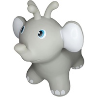 GERARDO'S Toys Jumpy Hüpftier Grau Elefant - Hüpftiere ab 1 Jahr und ab 2 Jahre - Aufblasbare Tiere Spielzeug Draussen oder Drinnen für Kleinkinder ab 12 Monaten......